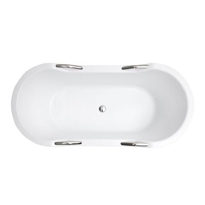 Milano Plus Maud Freestanding Bath Tub 1700X750X580 Glossy White - Made In China